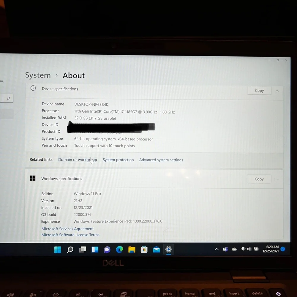 Dell 14” Gaming Laptop